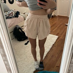 Pink towel shorts size small